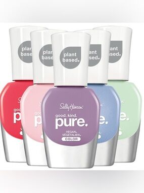 Sally Hansen Good.Kind. Pure Nail Polish, Set of 5, Colors May Vary